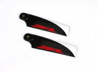 ZHT-080R ZEAL Carbon Fiber Tail Blades 80mm (Red)