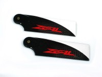 ZHT-095R ZEAL Carbon Fiber Tail Blades 95mm (Red)