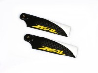 ZHT-095Y ZEAL Carbon Fiber Tail Blades 95mm (Yellow)