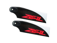 ZHT-130C ZEAL Carbon Fiber Tail Blades 130mm (Neon Orange)