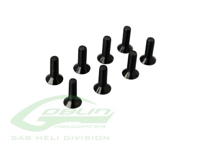 HC125-S Винт FLAT HEAD CAP M2.5X8MM (8шт) 