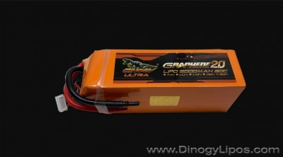 Dinogy Ultra Graphene 2.0 6S 6000mAh 80C 