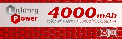 Lightning Power 6S 4000mAh 100C Extreme (короткий) 