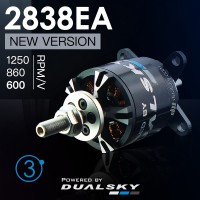 Бесколлекторный мотор Dualsky XM2838EA-10 V3 (1250kv)