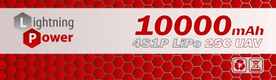 Lightning Power 4S 10000mAh 120C Extreme (тонкие) 