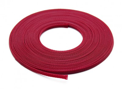 Сеточка для защиты проводов 3мм красная (0,5м) 