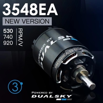 Бесколлекторный мотор Dualsky XM3548EA-8 V3 (920kv) 