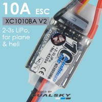 Регулятор для б/к двигателей Dualsky XC1010BA V2, ESC 10A, 2-3s LiPo, for plane & heli
