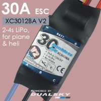 Регулятор для б/к двигателей Dualsky XC3012BA V2, ESC 30A, 2-4s LiPo, for plane & heli