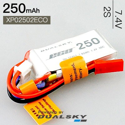 XP02502ECO, 250mah, 7.4V 