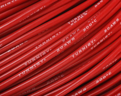 Силовой кабель 20AWG (красный) - 0,5м 