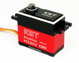 KST MS805 Сервопривод хвоста стандартный с бесколлекторным двигателем и датчиком холла (550/600/700 класс) 