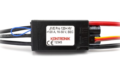 Регулятор для б/к двигателей Kontronik Jive Pro 120+ HV Black 