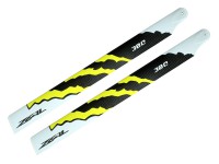 ZHM-NRG380Y ZEAL Energy Carbon Fiber Main Blades 380mm (Yellow) - Goblin 380