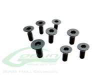 HC128-S - Винты с плоской шляпкой M2.5x5 (8шт)