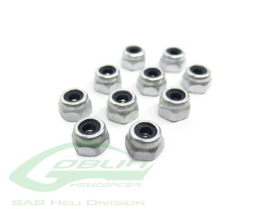 HC200-S - Гайки с нейлоновой вставкой M2.5 (8шт) 